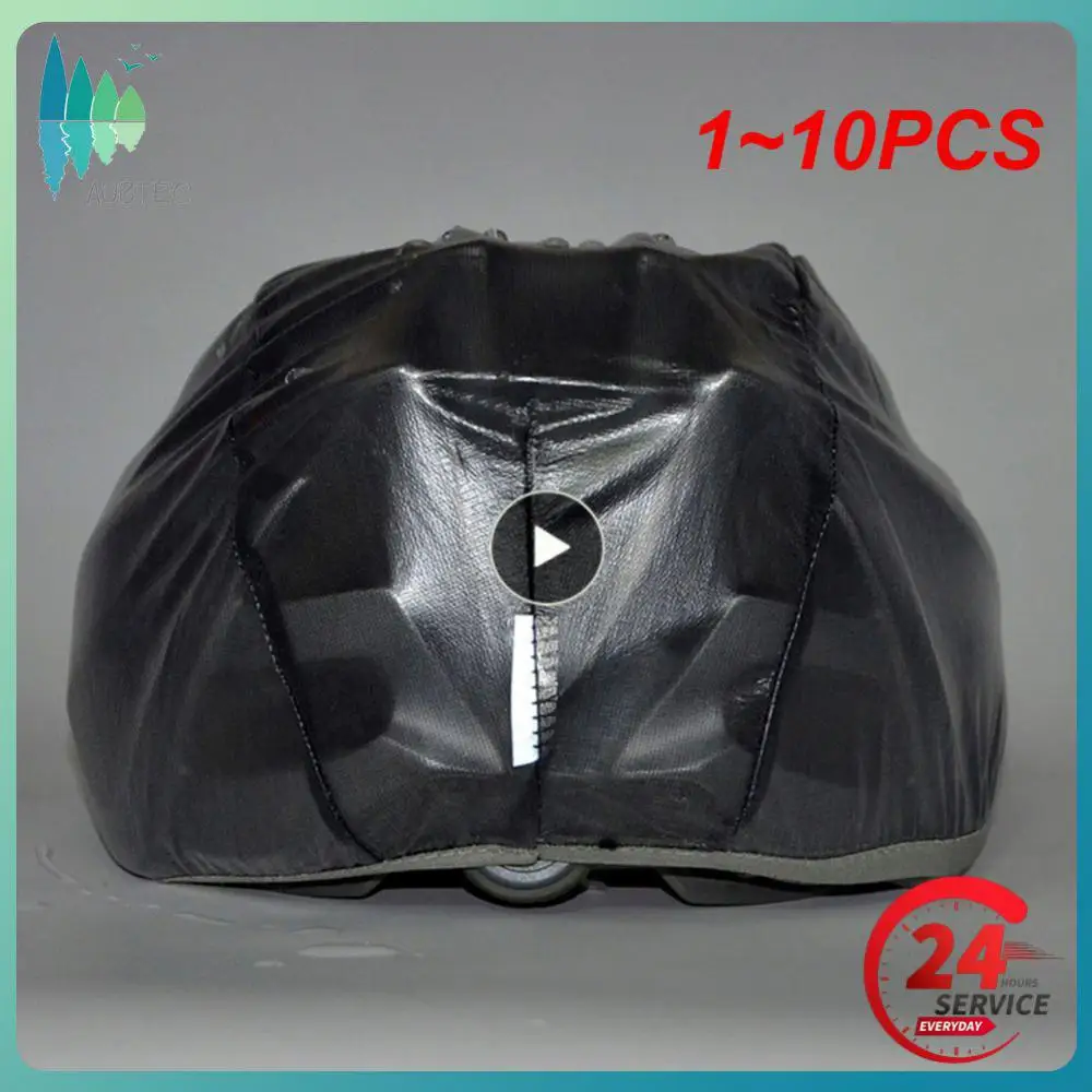 1 ~ 10ШТ Ветрозащитный Модный многоразовый водонепроницаемый чехол для велосипедного шлема Водонепроницаемый чехол для шлема Непромокаемый для горного велосипеда