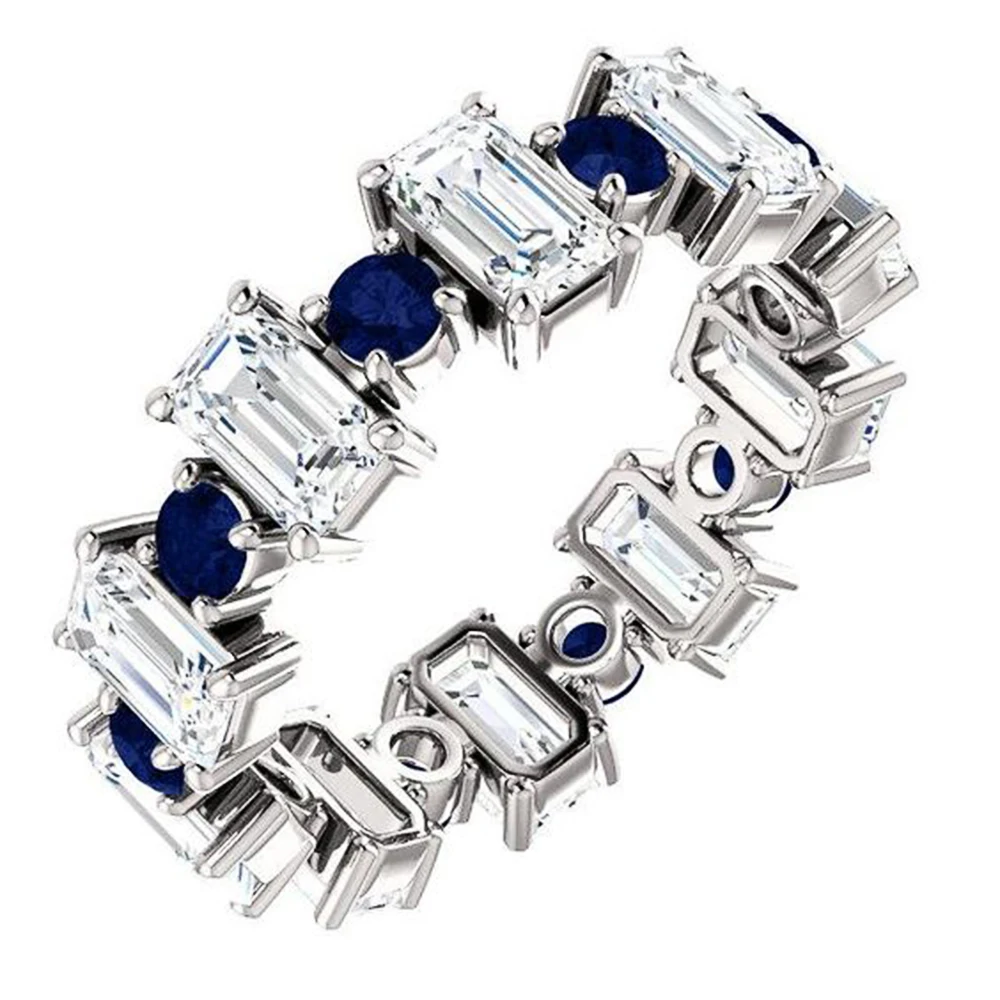 2023 Блестящие женские обручальные кольца с кубическим цирконием, обещающие Аксессуары для влюбленных, прекрасный подарок на День рождения, Модное ювелирное кольцо для леди