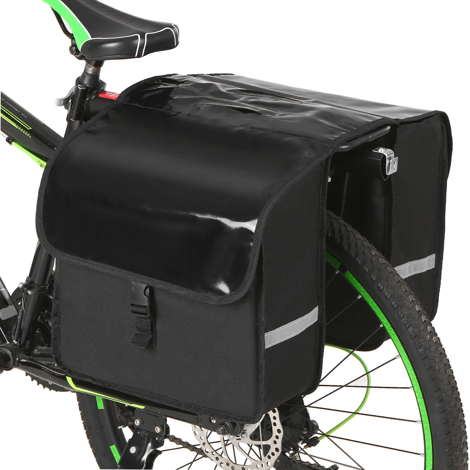 28-литровая велосипедная сумка для багажника, Водонепроницаемая Велосипедная сумка для переноски заднего сиденья, сумки для багажника, Велосипедная сумка для пригородных поездок, Велосипедная дорожная сумка