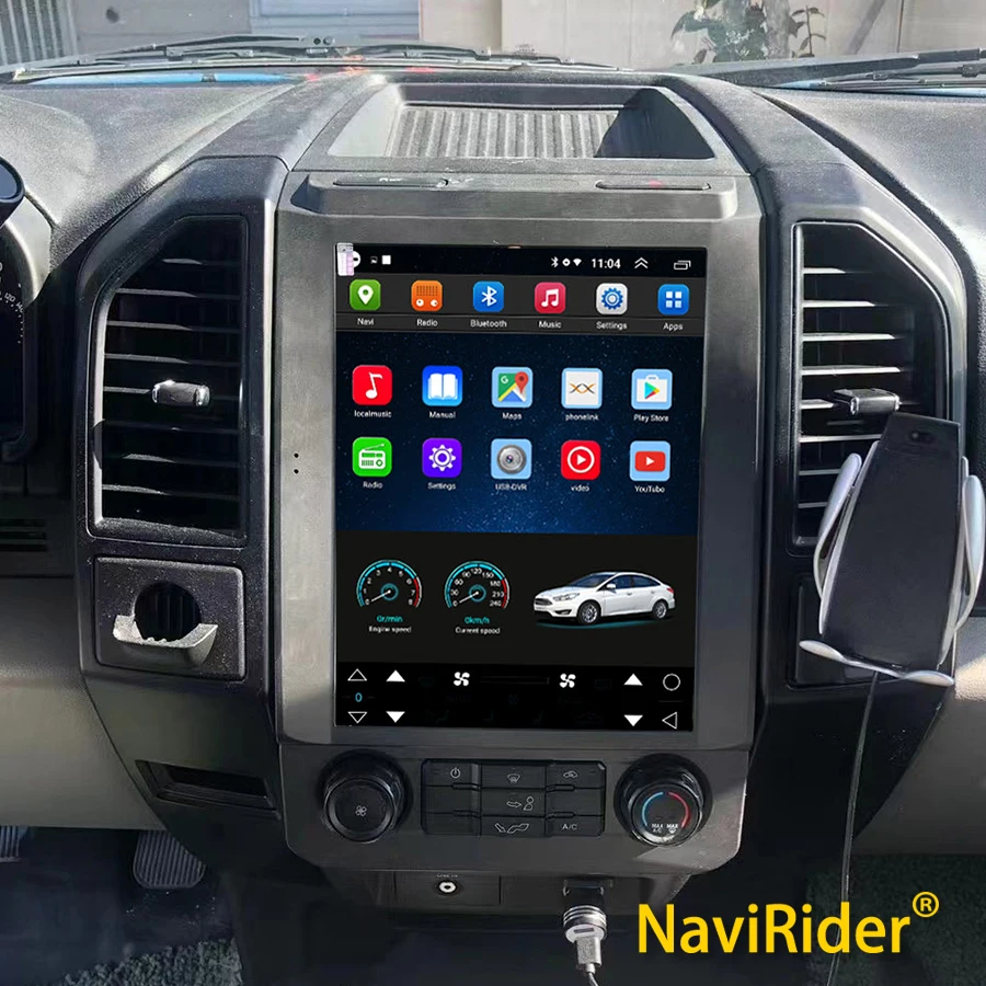 Android 13 Tesla Экран Для Ford F150 2015-2021 Carplay 2Din Автомобильный Радио Мультимедийный Видеоплеер Стерео GPS Навигация Головное Устройство