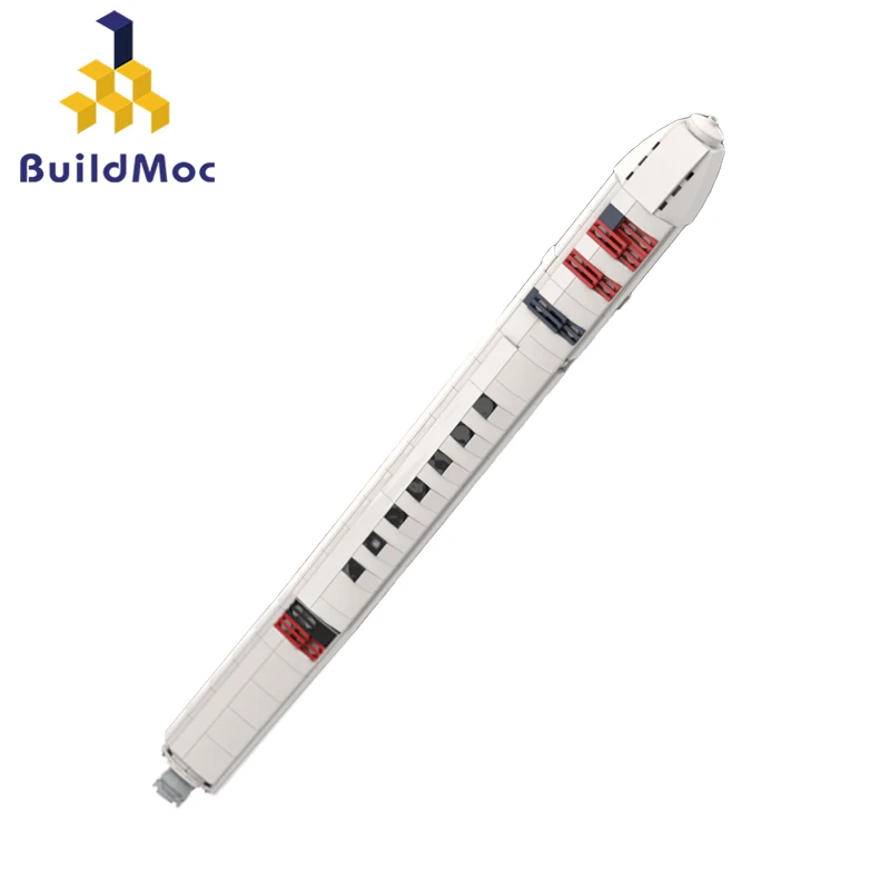 BuildMoc Космическая Модель Science Deisign Коллекция 1:110 Масштаб II Ракеты Набор Строительных Блоков Исследуйте Кирпичи Детские Игрушки Подарки