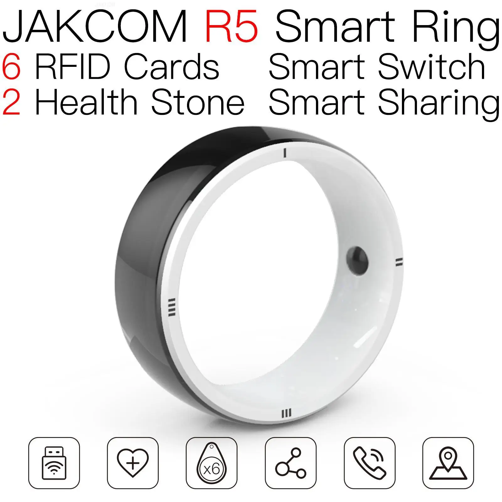 JAKCOM R5 Smart Ring соответствует двойному кольцу с rfid-меткой mini sac kelly перезаписываемый videoland premium 1 год 100шт карт для бизнеса
