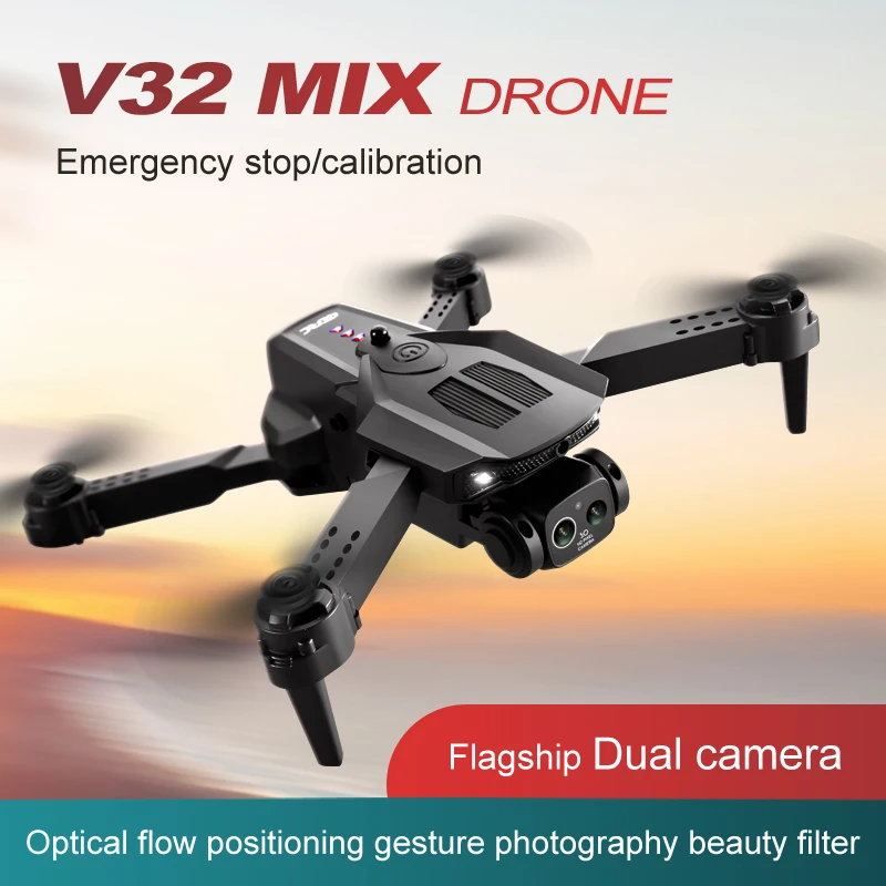 V32 Drone 360 * Предотвращение препятствий аэрофотосъемка профессиональный самолет с дистанционным управлением Детский вертолет игрушка для начальной школы мальчик