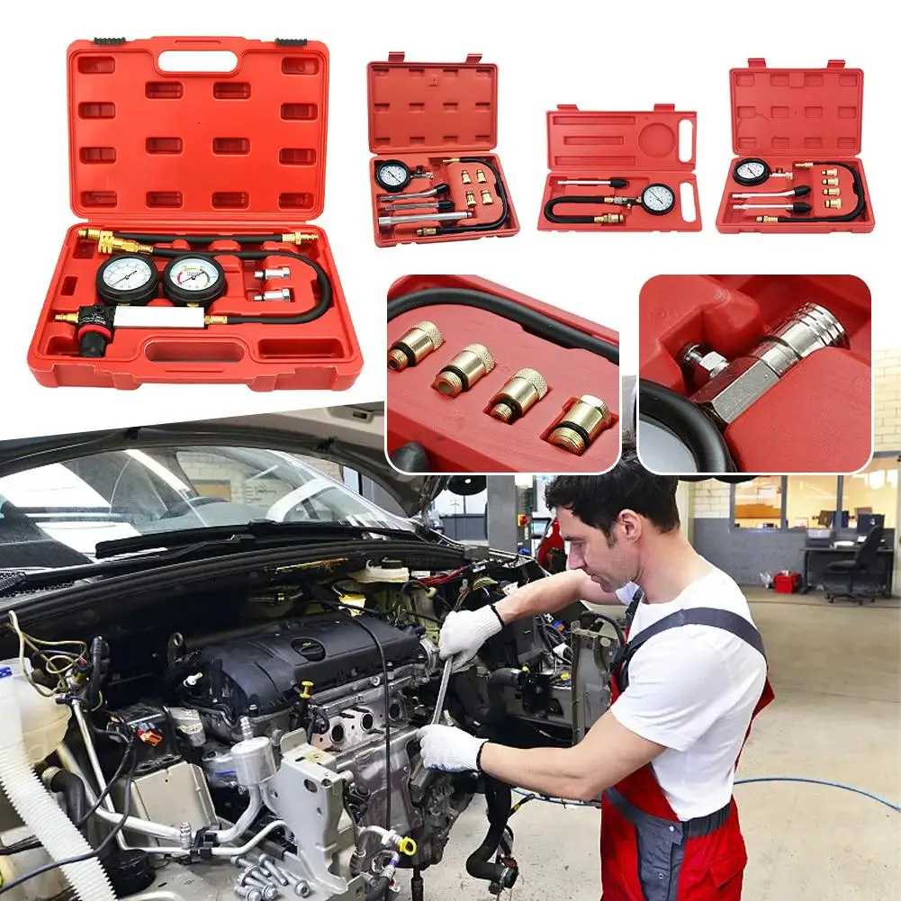 Автомобильный тестер, течеискатель, аксессуары для проверки компрессии бензинового двигателя, автомобильные датчики утечки, многофункциональный комплект Diagn O4P4