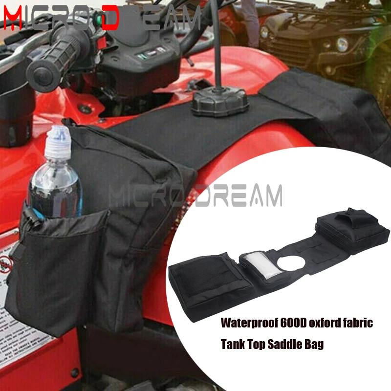 Багаж для езды на мотоцикле, седельная сумка, сумки для топливного бака, сумки для хранения грузов из водонепроницаемой ткани Оксфорд 600D, универсальные квадроциклы, снегоходы