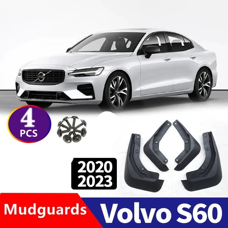 Брызговики Брызговики Для Нового Volvo S60 2020 2021 2022 2023 Брызговики Брызговики для крыльев брызговики для шин Аксессуары для Колес