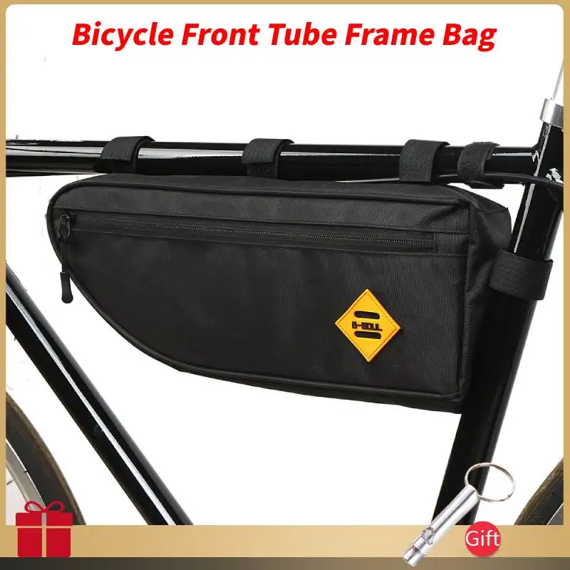 Велосипедная Треугольная сумка на раму с передней трубкой из полиэстера, велосипедные сумки, сумка для горного велосипеда, держатель рамы, Седельная сумка, аксессуары для велоспорта MTB