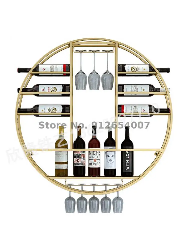 Винный стеллаж в европейском стиле, подвесной на стене, простой современный винный стеллаж, винный стеллаж, железный винный бокал, винный шкаф, гостиная в ресторане