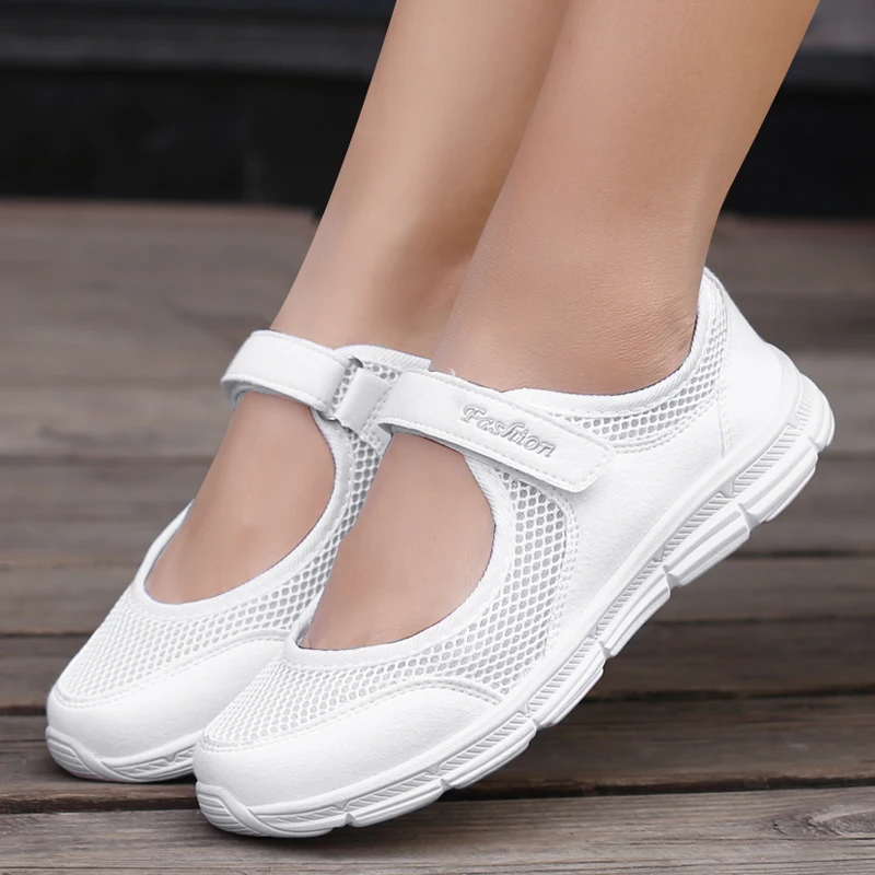 Женская обувь; Модная дышащая повседневная обувь; Летняя новинка 2023 года; Обувь на плоской подошве; Легкая и удобная обувь для ходьбы;
