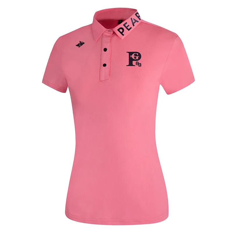 Женская одежда для гольфа, Летняя новая рубашка для занятий спортом на открытом воздухе, быстросохнущая дышащая рубашка ПОЛО, повседневная футболка с коротким рукавом, облегающий топ