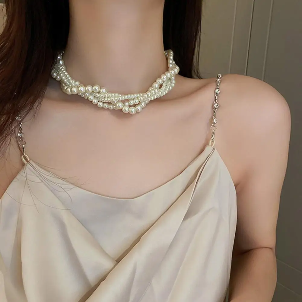Женское классическое жемчужное ожерелье для женщин, новые модные ювелирные изделия