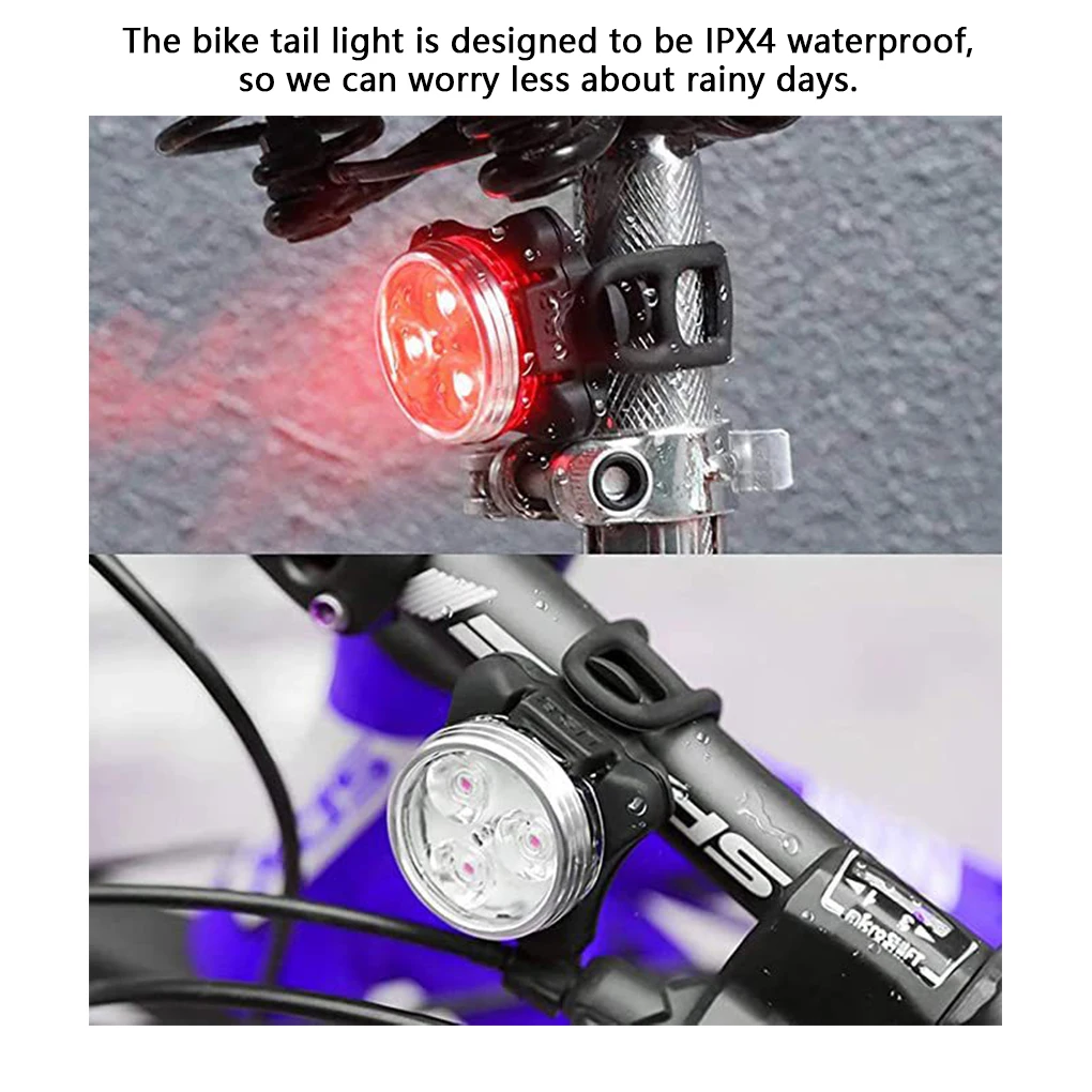 Задний фонарь для горного велосипеда, универсальная сигнальная лампа с батарейным питанием