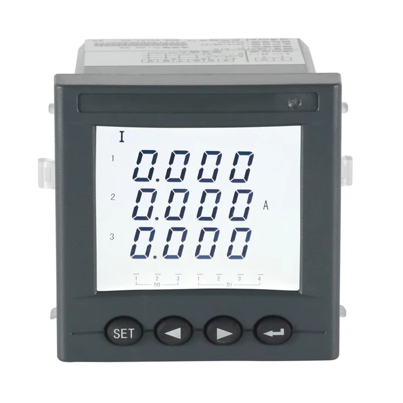 Интеллектуальный Панельный Измеритель Мощности ACREL AMC72-E4 Со Светодиодным Дисплеем Для Системы Мониторинга энергопотребления