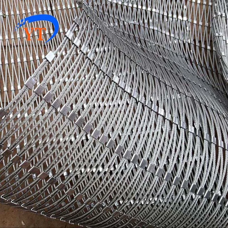 Канатная сетка SS304 для лестничной сетки с проволокой 2,0 мм из нержавеющей стали