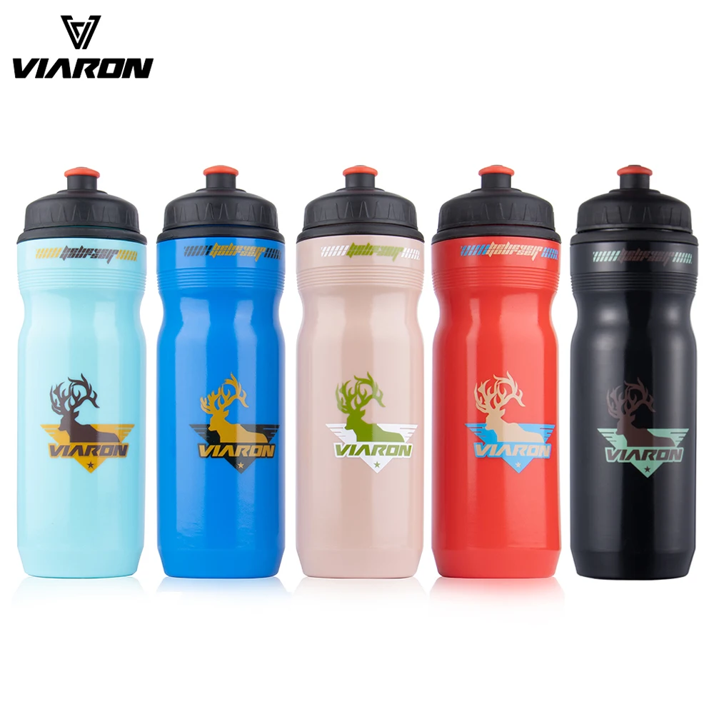 Крупнокалиберная велосипедная бутылка для воды VIARON Объемом 700 МЛ, Герметичный стакан для воды для занятий спортом на открытом воздухе, фитнеса, Пластиковый стакан для воды