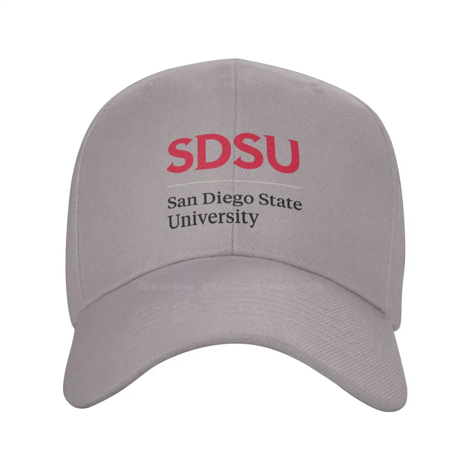 Логотип Государственного университета Сан-Диего, графический логотип бренда, высококачественная джинсовая кепка, вязаная шапка, бейсболка