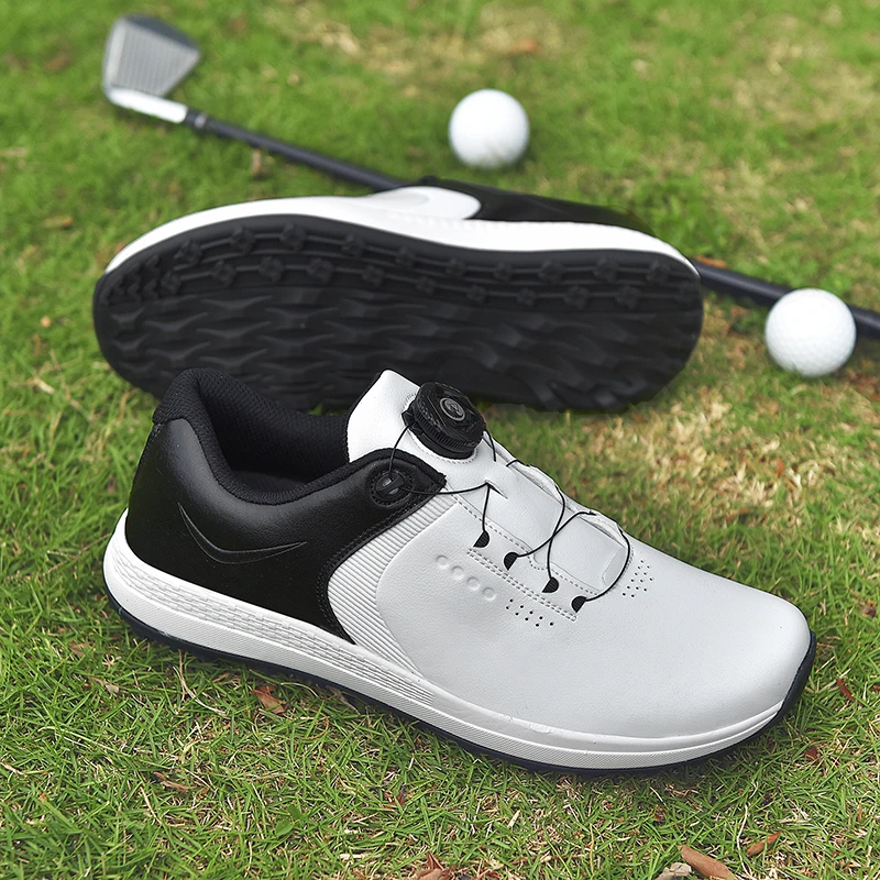 Новая удобная обувь для гольфа, мужские размеры 39-48, роскошная спортивная обувь для гольфа, уличная противоскользящая обувь для ходьбы, высококачественная спортивная обувь