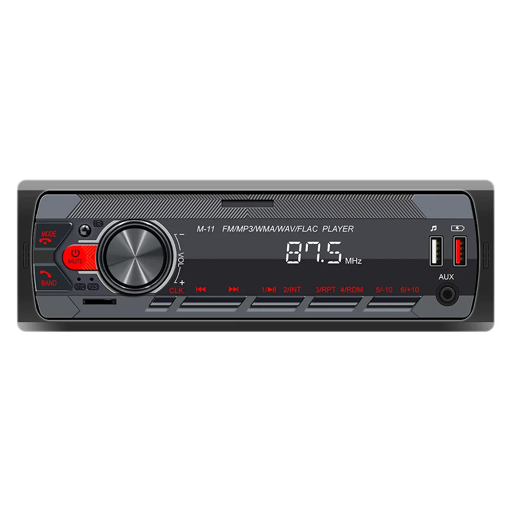 НОВЫЙ Автомобильный Аудио Радио 1 Din MP3 Автомобильный Стерео Bluetooth FM AUX In USB Красочные Кнопки ПРИЛОЖЕНИЕ Пульт Дистанционного Управления 1Din Мультимедийный Плеер