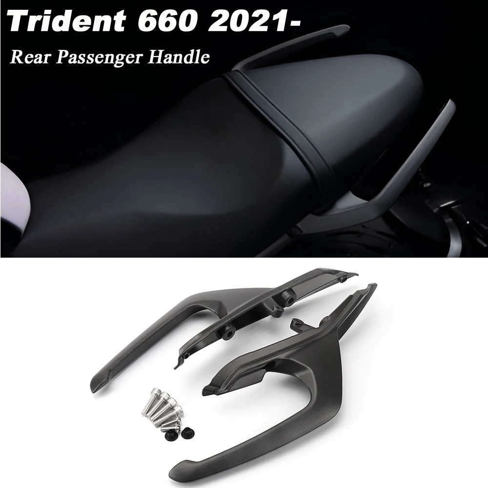 Новый Мотоцикл Алюминиевые Задние Поручни Заднего Сиденья Пассажирская Ручка Подлокотник Для Trident660 Trident TRIDENT 660 2021 2022 2023