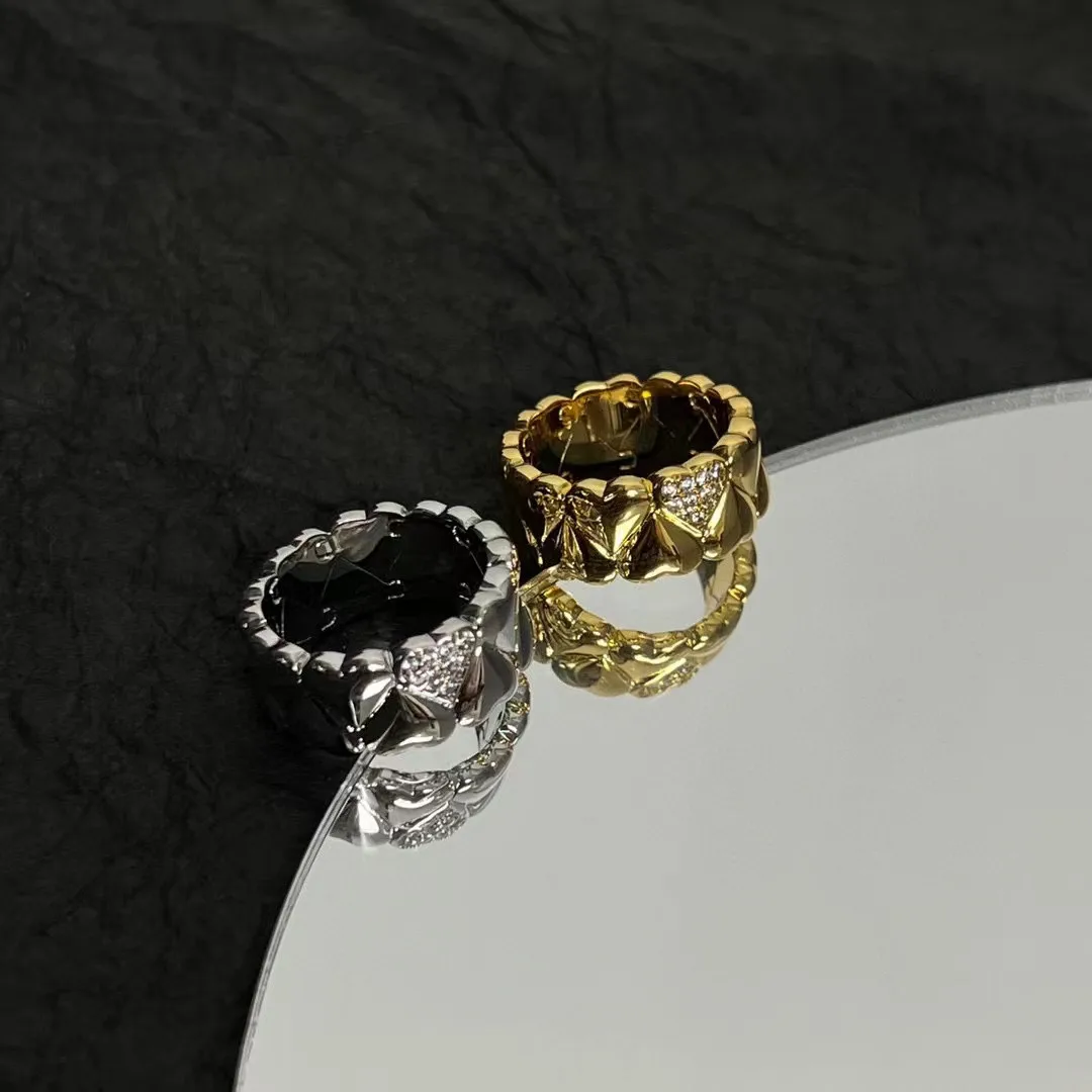 Новый тренд 2023 года, классические Высококачественные украшения известного бренда класса люкс для женщин, кольца с сердечками, подарки из чистого золота 925 пробы с цирконами