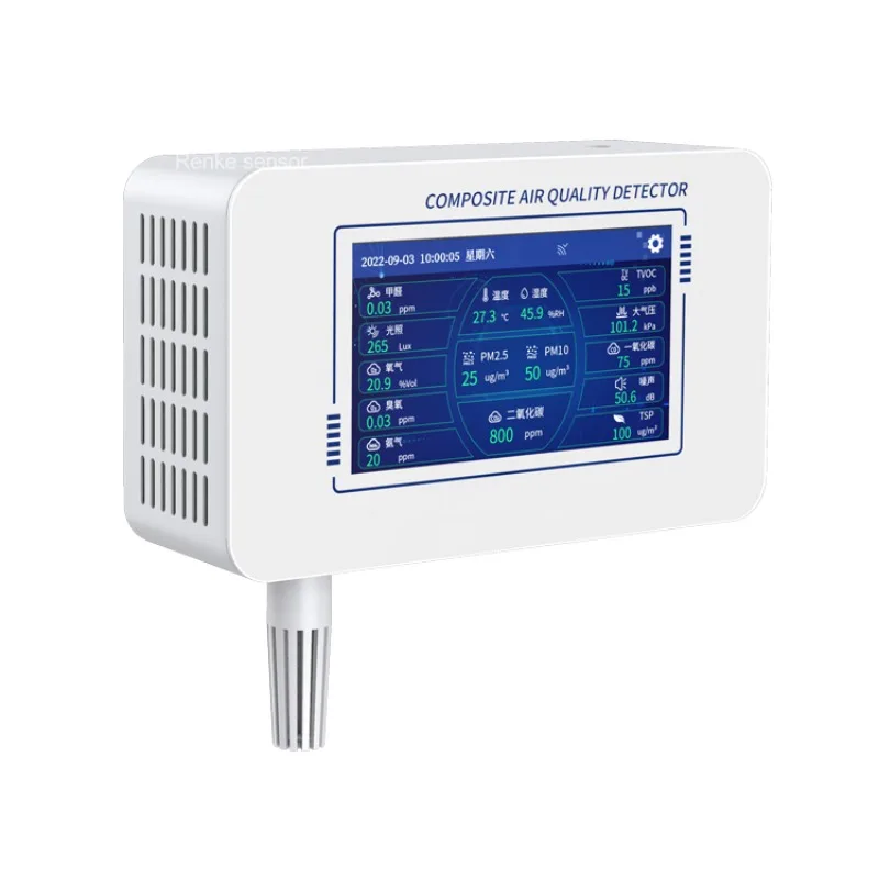 Оборудование Renke для мониторинга качества воздуха PM2.5 PM10 CO SO2 NO2 O3 Детектор газовой системы TVOC Загрязнение воздуха