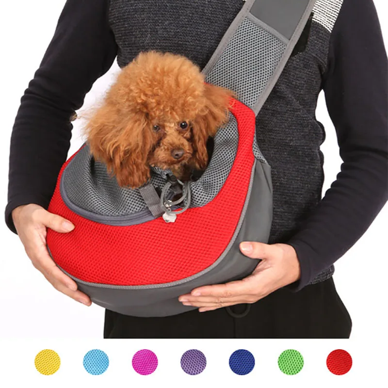 Оксфордская сетчатая сумка для собак Pet Comfort, дышащая переноска для щенков, дорожная переноска для домашних животных, уличная сумка-переноска, сетка для сумок