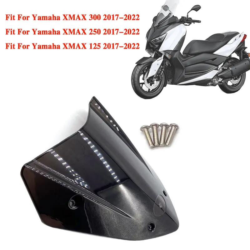 Подходит для Yamaha X-MAX300 X-MAX250 X-MAX125 2017 2018 2019 2020 2021 2022 Мотоцикл Козырек на Лобовое стекло Козырек Дефлектор Ветрового стекла