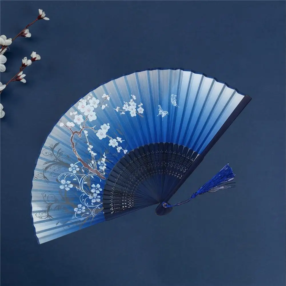 Портативный бамбуковый веер Складной ручной веер Бамбуковые ручные веера в китайском стиле Легкие винтажные аксессуары для свадьбы