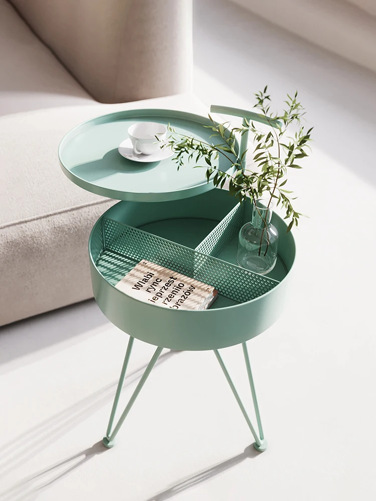 Приставной столик для дивана XL Macaron Mini Small Coffee Table Art Съемный угловой столик в скандинавском стиле