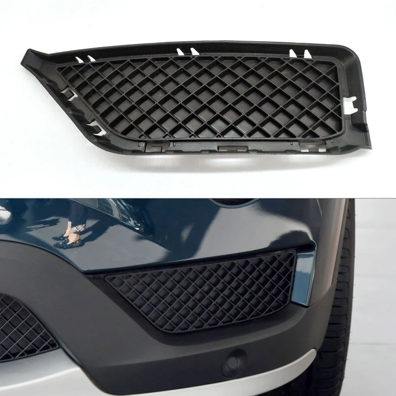 Решетка радиатора переднего левого бампера автомобиля с отделкой из черного пластика Подходит для BMW X1 E84 2013 2014 2015 51117303757