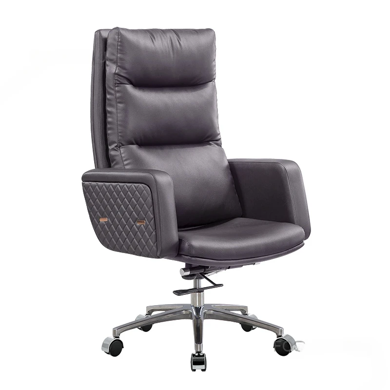Роскошные офисные стулья, современная офисная мебель, компьютерное кресло с высокой спинкой, Подъемное Вращающееся игровое кресло, Кожаное бизнес-кресло Boss