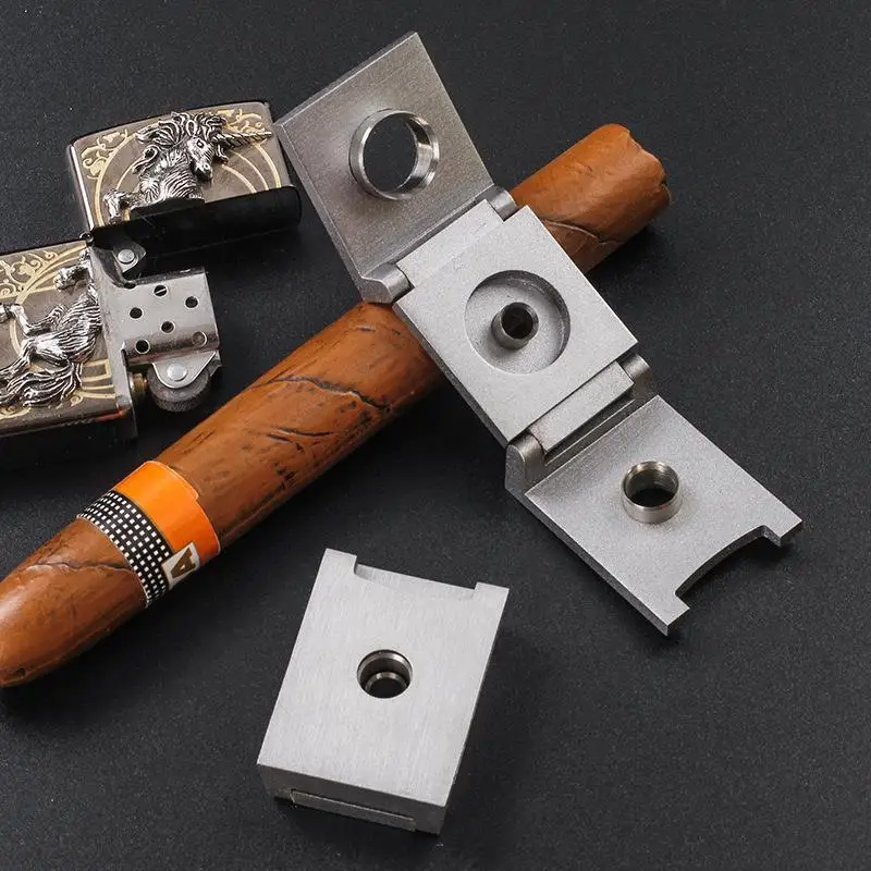Сверло для сигар, Квадратный Складной 3 В 1 Портативный Инструмент для пробивки Сигар, Открывалка для сигар, Инструменты для курения.