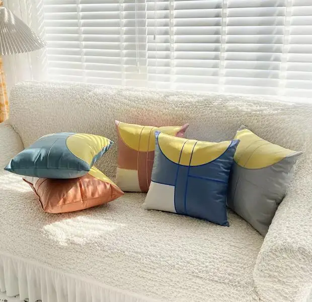 Современная технологическая наволочка из ткани для сращивания наволочки для дивана в гостиной