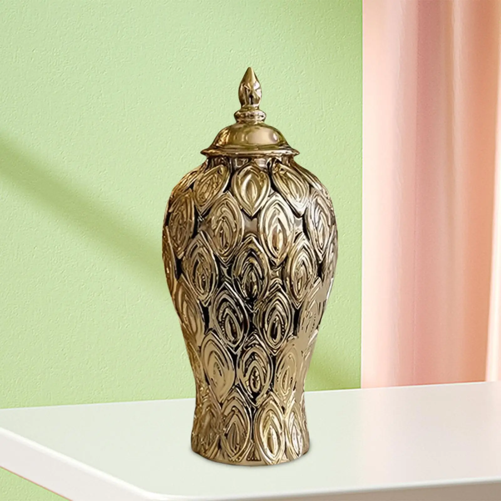 Фарфоровые вазы для цветов Храмовый кувшин для хранения блюд Центральное украшение
