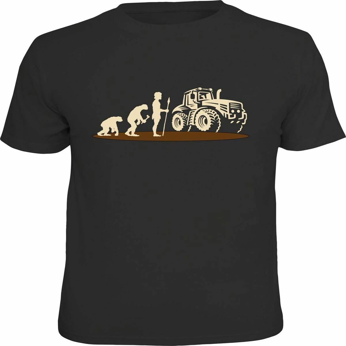 Футболка JHPKJFun - Evolution Bauer Tractor - Мужские Подарочные Рубашки Из 100% хлопка, Повседневная Футболка, Свободный Мужской Топ, Новый