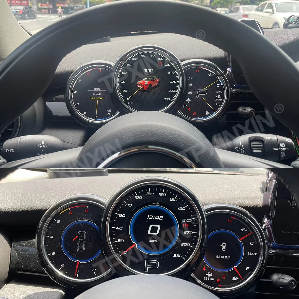 Цифровой кластер виртуальной кабины для BMW MINI F56, экран спидометра, стереосистема, приборная панель автомобиля, плеер, GPS, радио, инструмент для ремонта